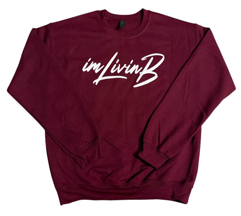 $17 Crewneck Sweatshirt (Burgundy)