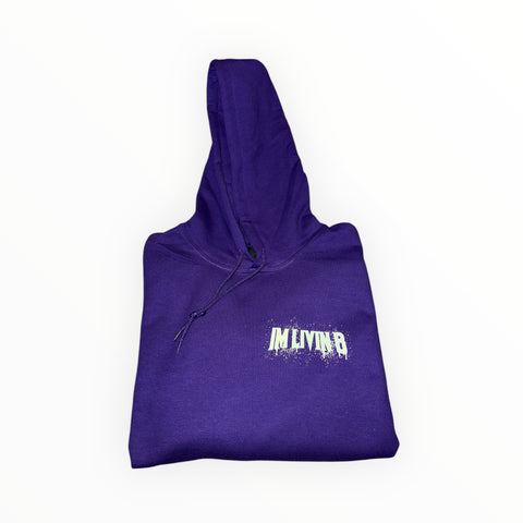 $19 Hoodie Left Chest (Purple)