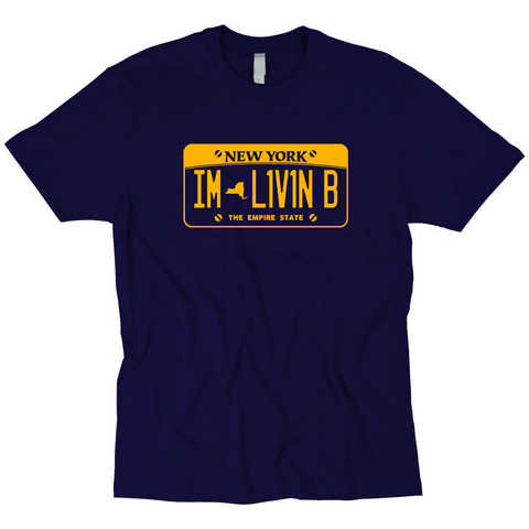 NY Plate T(Navy)