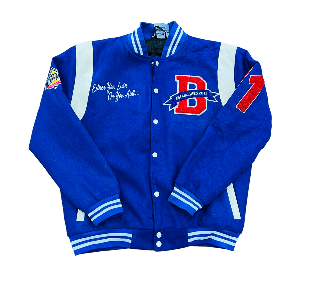 Lids Buffalo Bills Tommy Hilfiger Elliot Varsity Full-Snap Jacket - Royal