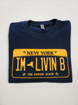 NY Plate T(Navy)